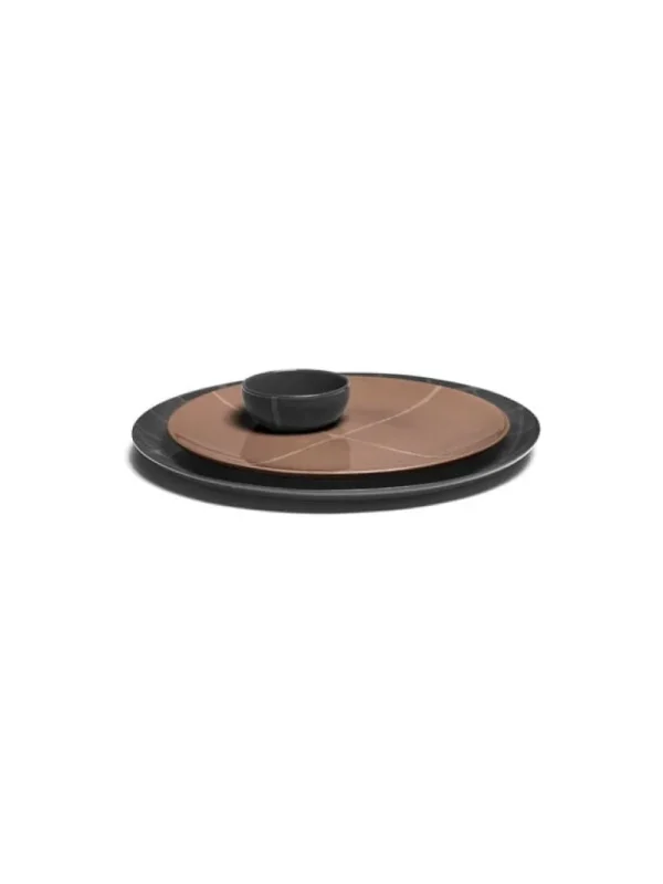 Serax Zuma mattallrik, M, 28 cm, sienna