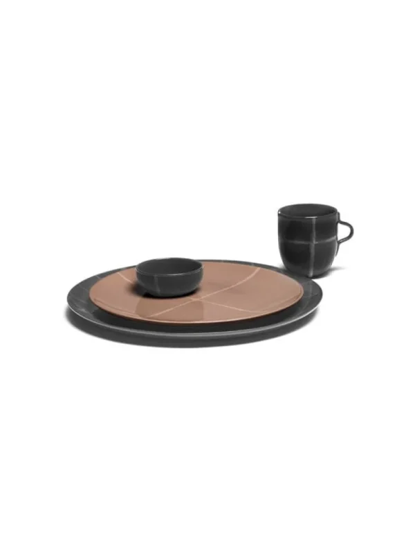 Serax Zuma mattallrik, M, 28 cm, sienna