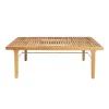 Sibast RIB loungebord, 110 x 60 cm, teak - rostfritt stål