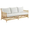 Sika-Design Caroline soffa, naturlig rotting - vit