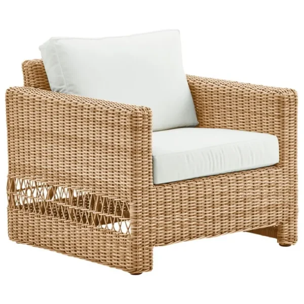 Sika-Design Carrie loungefåtölj, naturlig - vit