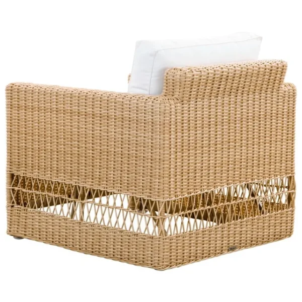 Sika-Design Carrie loungefåtölj, naturlig - vit