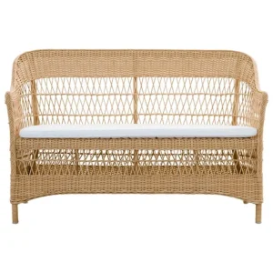 Sika-Design Charlot 2-sits soffa, naturlig - vit