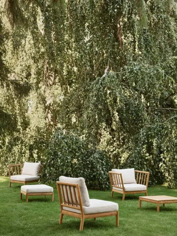 Skagerak Tradition förlängningsmodul, teak - ljus sand