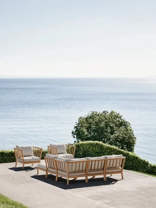 Skagerak Tradition förlängningsmodul, teak - ljus sand