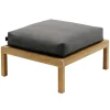 Skagerak Virkelyst sittpuff/fotpall, teak - kol