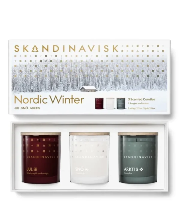 Skandinavisk Doftljusset, 3-pack, NORDIC WINTER