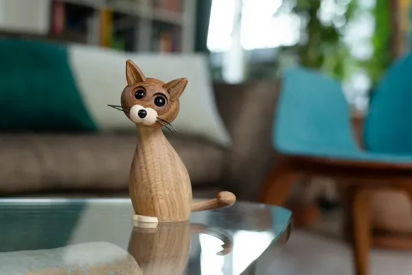 Barn Spring Copenhagen Lucky The Cat figurin