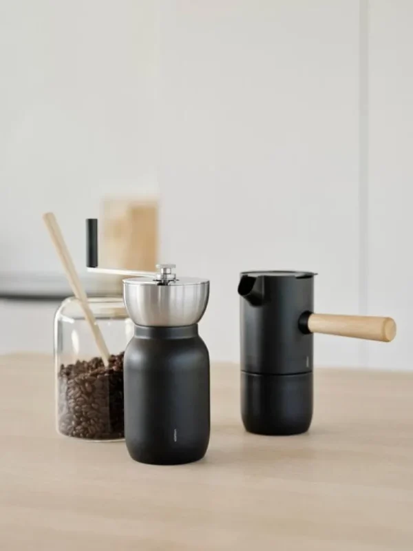 Stelton Collar kaffekvarn, svart - stål