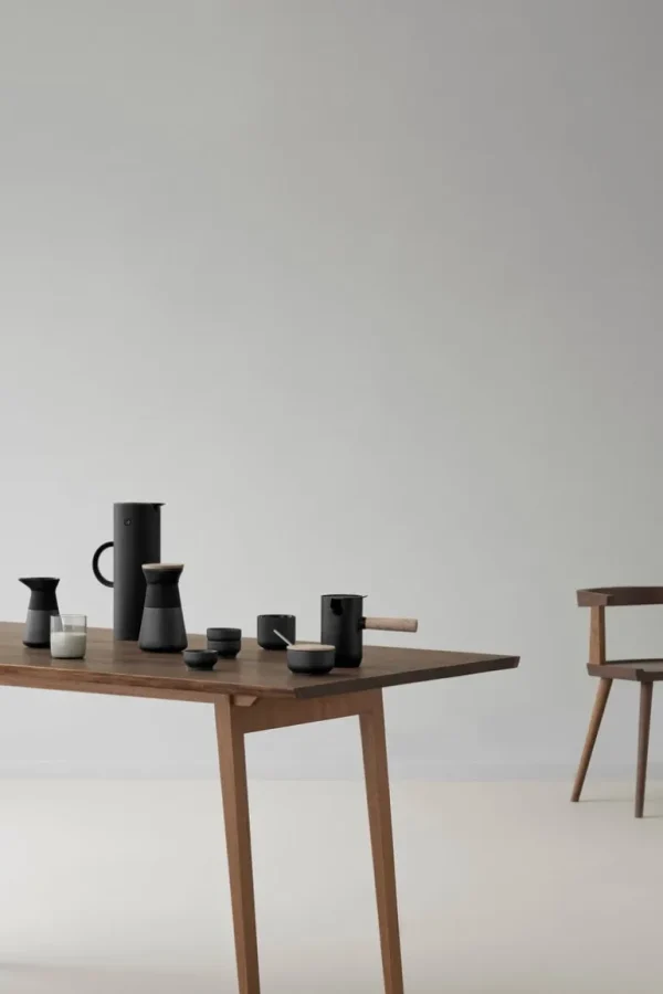 Stelton Theo tekopp med underlägg, svart