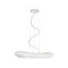 Stilnovo Mr. Magoo pendellampa, 76 cm, fasad, vit