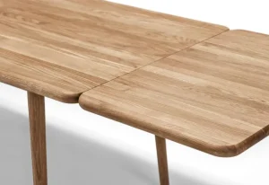Stolab Miss Holly bord, 175 x 82 cm + 2 x 50 cm förlängningar, oljad ek