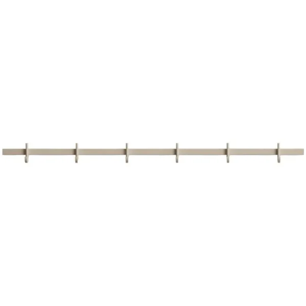 String Furniture Relief klädstång med krokar, medium, 82 cm,
