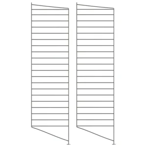 String Furniture String golvpanel, 115 x 30 cm, 2-pack, mörkgrå