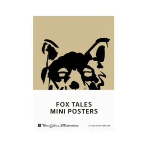 Barn Teemu Ju00e4rvi Illustrations Teemu Järvi Illustrations Fox Tales miniposterset, 4-pack