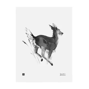 Teemu Järvi Illustrations White-Tailed Deer poster, 30 x 40 cm