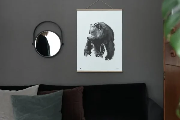 Teemu Järvi Illustrations Gentle Bear poster, 50 x 70 cm