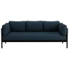 TIPTOE Easy 3-sits soffa, grafit svart - midnattsblå