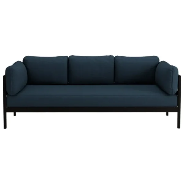 TIPTOE Easy 3-sits soffa, grafit svart - midnattsblå