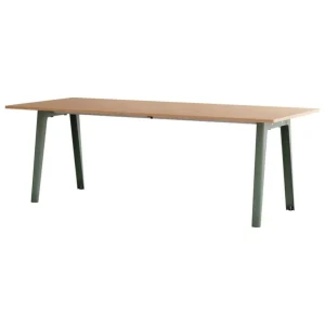 TIPTOE New Modern bord 220 x 95 cm, ek - eukalyptusgrå