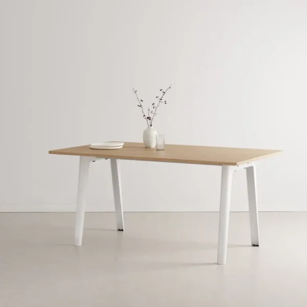 TIPTOE New Modern bord 160 x 95 cm, ek - molnvit