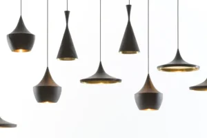 Tom Dixon Beat Flat LED-pendel, svart