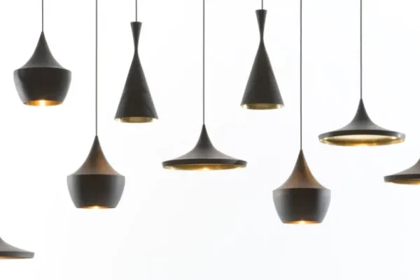 Tom Dixon Beat Flat LED-pendel, svart
