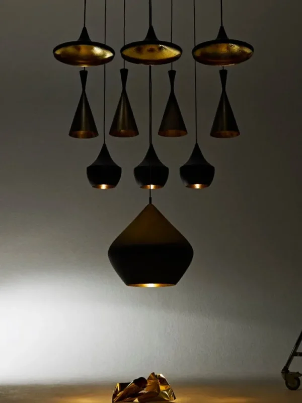 Tom Dixon Beat Stout LED-pendel, svart