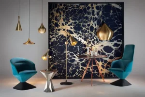 Tom Dixon Beat Tall LED-pendel, borstad mässing