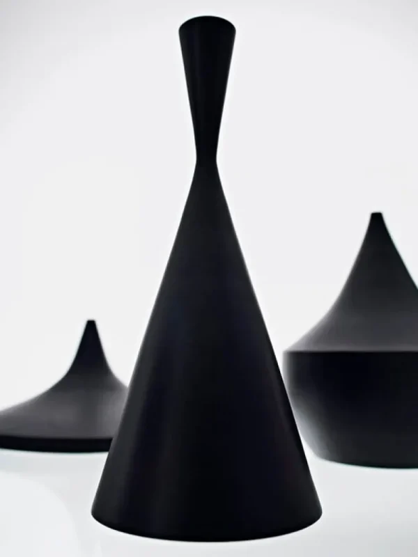 Tom Dixon Beat Tall LED-pendel, svart