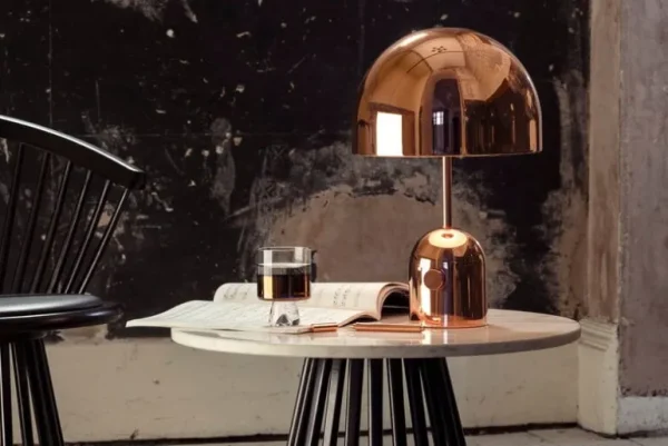 Tom Dixon Bell bordslampa, LED, koppar