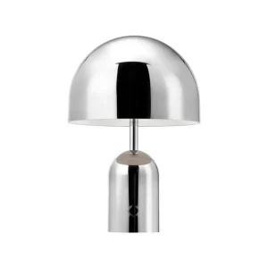 Tom Dixon Bell bärbar LED-bordslampa, silver