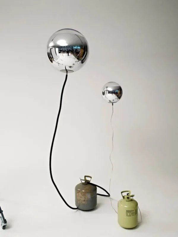 Tom Dixon Mirror Ball LED-pendel, 25 cm, silver