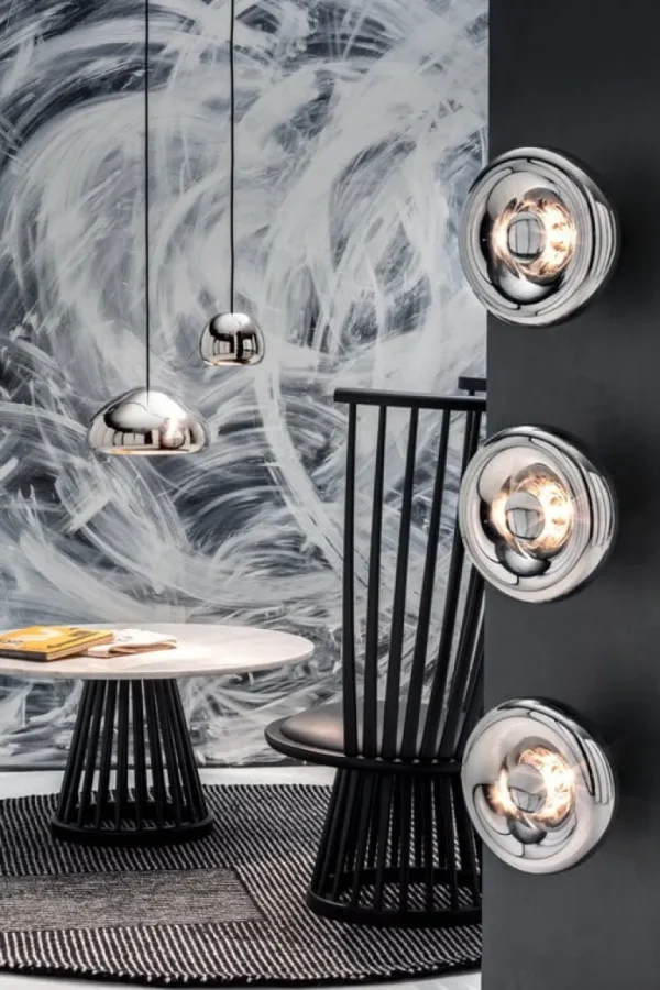 Tom Dixon Void LED-pendel, koppar