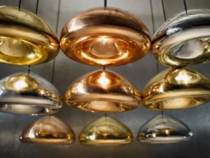 Tom Dixon Void LED-pendel, koppar