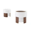 Tonfisk Design Warm espressokopp 0,8 dl, 2-pack, valnöt