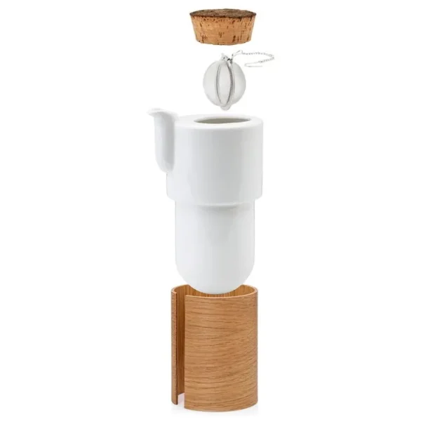 Tonfisk Design Warm tekanna med korklock, 6 dl, ek