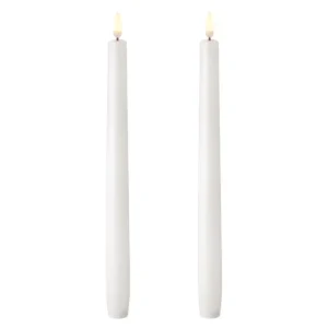 Uyuni Lighting Avsmalnande LED-ljus, 25 cm, 2-pack, nordic white