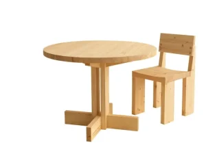Vaarnii 002 runt matbord, furu