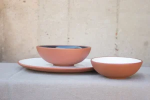 Vaidava Ceramics Earth skål 1 l, vit
