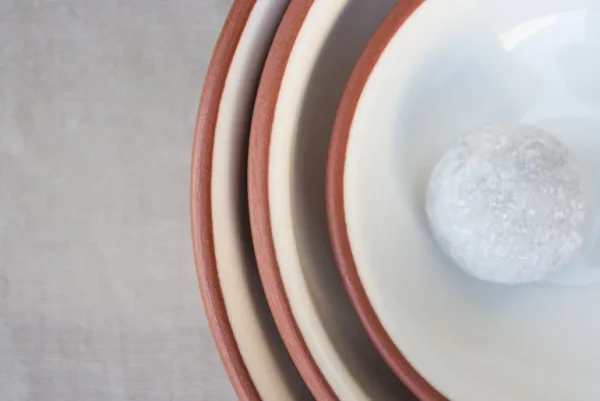 Vaidava Ceramics Earth skål 1 l, vit