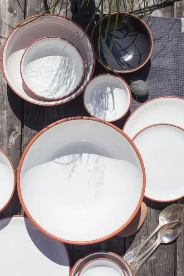Vaidava Ceramics Earth skål 1 l, vit
