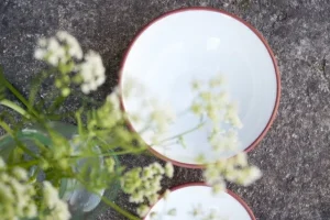 Vaidava Ceramics Earth skål 1 l, vit