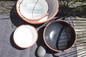 Vaidava Ceramics Earth skål 1 l, vit