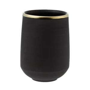 Vaidava Ceramics Eclipse Gold mugg 0,3 l, svart - guld