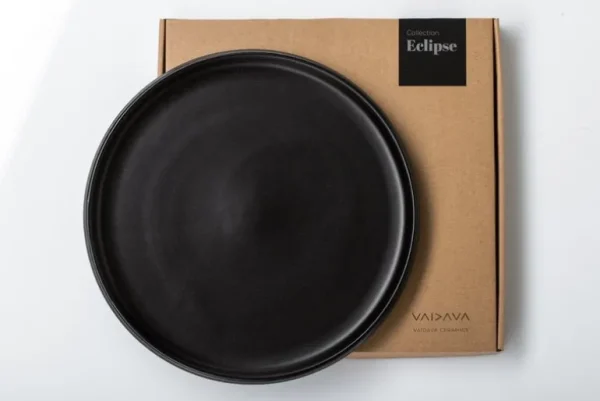 Vaidava Ceramics Eclipse tallrik 29 cm, svart
