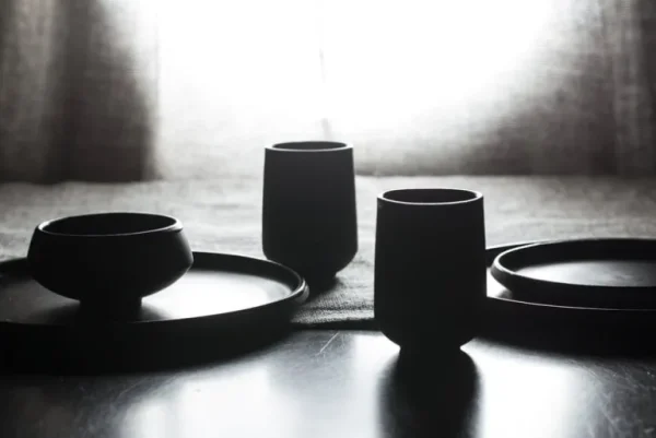 Vaidava Ceramics Eclipse tallrik 29 cm, svart