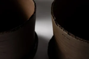 Vaidava Ceramics Soil kruka med fat, M, brun