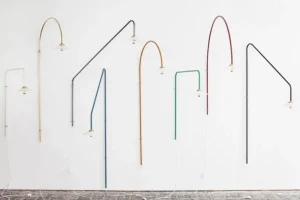 valerie_objects Hanging Lamp N°5, dimbar, menie red