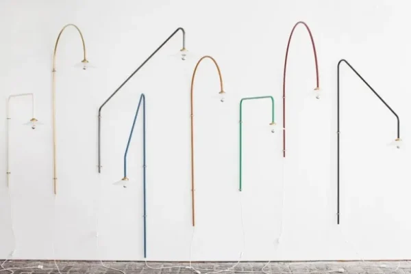 valerie_objects Hanging Lamp N°5, dimbar, menie red
